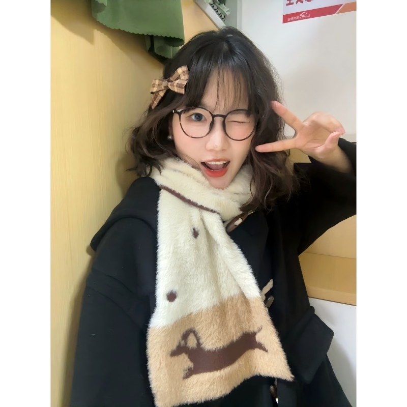 양면 니트 머플러